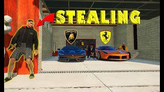 STEALING DON MARKOS 2 SUPERCARS WITH EricsonPauloYT [upl. by Hayyikaz]