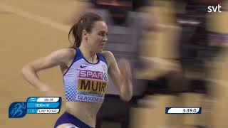 Womens 1500m Final  European Indoor Championships 2019 [upl. by Mccurdy769]