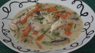 Simple Chicken Fricassee Recipe [upl. by Ware]