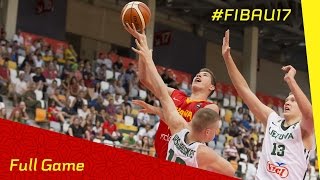 Lithuania v Spain  Full Game  2016 FIBA U17 World Championship [upl. by Palma223]