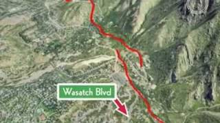 Wasatch Fault Fly By Video high quality [upl. by Bleier998]