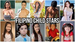 Filipino Child Stars THEN amp NOW  2023 [upl. by Elesig]