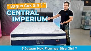 NEW  Central Spring Bed Imperium Memory Foam amp Pocket Spring Makin Bagus  Review Kasur Terbaik [upl. by Ness]