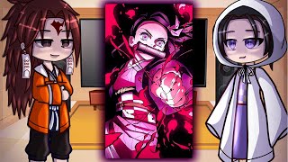 Past Kamado Family React To Nezuko  Demon Slayer  Gacha Club [upl. by Gnouh]