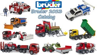 TRAKTOR BRUDER 🚜New Holland and Fliegl barrel trailer  BRUDER TOYS  Kids Video [upl. by Tressia]