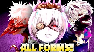 Tokyo Ghoul ALL Kaneki Forms EXPLAINED Black Reaper Kaneki Dragoneki Messiah AND MORE [upl. by Irelav958]