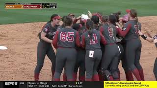 Oklahoma Sooners Softball VS Texas Game 3  Highlights 2023 [upl. by Yevi]