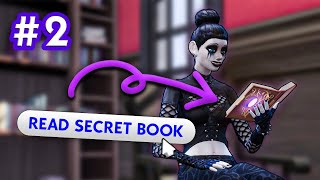 Unlocking a secret tome Sims 4 Grim Reaper Series EP 2 [upl. by Margi]