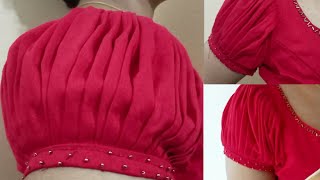 puff sleeve cutting and stitching [upl. by Ateuqal]