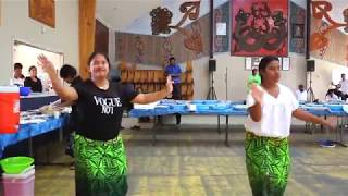 Kiribati  Marakei abau bwa te kan  Betaera Girls 15May18 [upl. by Ydarg368]