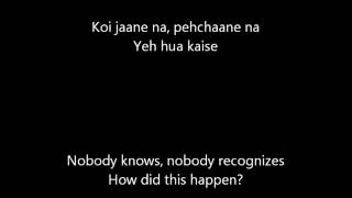 Dooba Dooba rehta hoon Lyrics English Translation [upl. by Lamdin965]