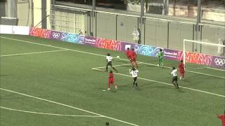 PNG Vs TRI Football Womens 5th6th Ranking Match  Singapore 2010 Youth Games [upl. by Sylera]