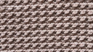 Cloud Stitch  A Beautiful Crochet Stitch for Blankets [upl. by Ecnarrat]