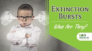 Extinction Bursts  What Are They  Special Education Parenting Tips [upl. by Tecil]