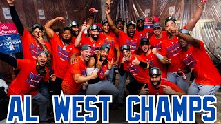 HOUSTON ASTROS  AL WEST CHAMPIONS 2023 [upl. by Aihsakal522]