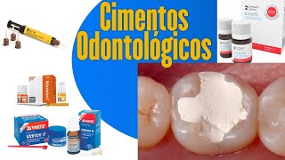 Aula sobre Cimentos Odontológicos [upl. by Araem]