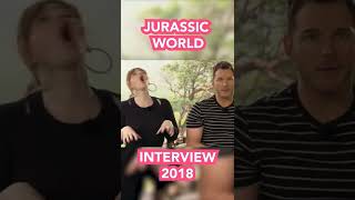 Dinosaur impressions with Bryce Dallas Howard and Chris Pratt [upl. by Slinkman]