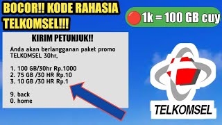 KODE SAKTI PAKET MURAH TELKOMSEL TERBARU 2024  KODE DIAL PAKET INTERNET TELKOMSEL SUPER MURAH 2024 [upl. by Auqinom318]