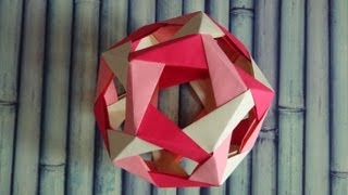 Origami  Dodécahèdre pénultième [upl. by Lopez]