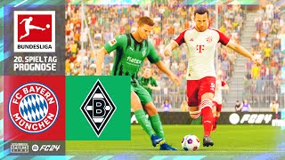 Bayern München  Gladbach  Bundesliga 20 Spieltag  EA FC 24 Prognose [upl. by Aerb856]