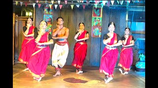 Bharatanatyam on Nazrul Sangeet Bhorer Jhiler Jole [upl. by Keese]