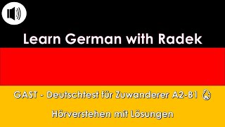 GAST  Deutschtest für Zuwanderer A2B1  Modelltest 2 [upl. by Reena]