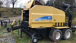 New Holland BR 650 A Rundballpresse selges på klaravikno [upl. by Eddana]