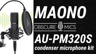 Maono AUPM320S Condenser Microphone Kit  Test  Review [upl. by Sivi118]