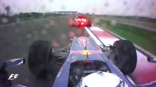 Vettel vs Hamilton 2010 Chinese Grand Prix  F1 Classic Onboard [upl. by Ellecram]