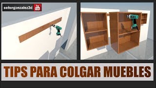 Tips para colgar muebles de melanina o madera [upl. by Fenny]