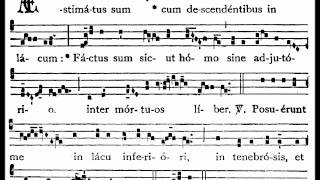 Aestimatus Gregorian responsory of Tenebrae [upl. by Aehtrod612]