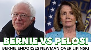 Bernie Endorses Marie Newman Over Pelosis AntiLGBT Candidate [upl. by Yerdna]