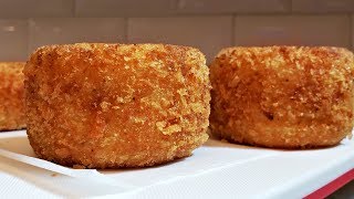 Crispy Potato Croquettes Recipe  How To Make Croquettes [upl. by Eille]