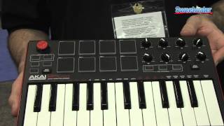 Akai MPK Mini mk2 USB Keyboard Controller Overview  Sweetwater at Winter NAMM 2014 [upl. by Tennies]