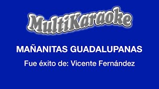 Mañanitas Guadalupanas  Multikaraoke  Fue Éxito de Vicente Fernández [upl. by Netti]