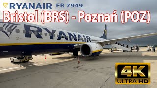 Flight from Bristol BRS to Poznań POZ with Ryanair [upl. by Andreas]