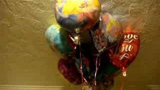 Helium Mylar Balloons Release [upl. by Sorensen]