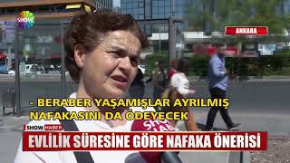 Evlilik süresine göre nafaka önerisi [upl. by Ydaj]