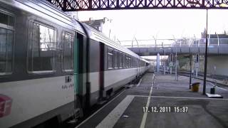 HD TRAIN INTERCITES N°1840 Belfort ParisEst [upl. by Morgun]