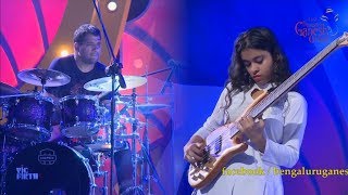 Amazing Young Bassist Mohini Dey  Extract Cassical Fusion Song [upl. by Pelagi]