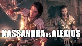 Meeting Alexios amp Kassandra For The First Time Both Scenes Assassin’s Creed Odyssey [upl. by Anailuj777]