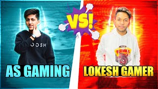 As Gaming Vs Lokesh Gamer Fight 1Vs1 Who Will Win  Modile Vs Emulator Bast Gamplay Garena Frre Fire [upl. by Enneillij]