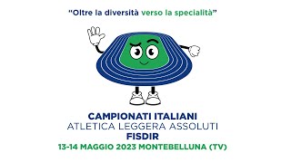 CAMPIONATI ITALIANI ASSOLUTI 2023 ATLETICA LEGGERA FISDIR [upl. by Baal586]