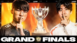 WORLDS GRAND FINALS  THESHY VS FAKER  T1 VS WBG  CAEDREL [upl. by Ahsenev]