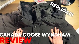 Canada Goose Wyndham Parka Black Label Heritage Try on Review [upl. by Aneba]