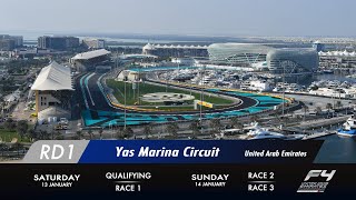 2024 Formula 4 UAE Championship Round 1 Race 1 [upl. by Edia2]