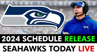 Seattle Seahawks 2024 Schedule LIVE  News Instant Reaction amp Analysis  2024 NFL Schedule Release [upl. by Ennad]