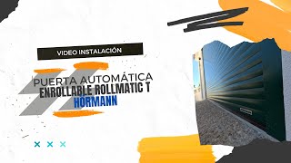 ✴️ PUERTA ENROLLABLE para GARAJE rollmatic 👉 hoermannde en OrihuelaCosta Alicante ✴️ [upl. by Enyehc]