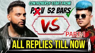 Karan Aujla Vs Raka Controversy  Raka Vs Karan Aujla  Part 1  All Replies Of Karan Aujla amp Raka [upl. by Hsirap612]