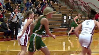 Friday Night Fast Break Play of the Game nominee Danvilles Emma amp Haley Ancelet [upl. by Barrington187]